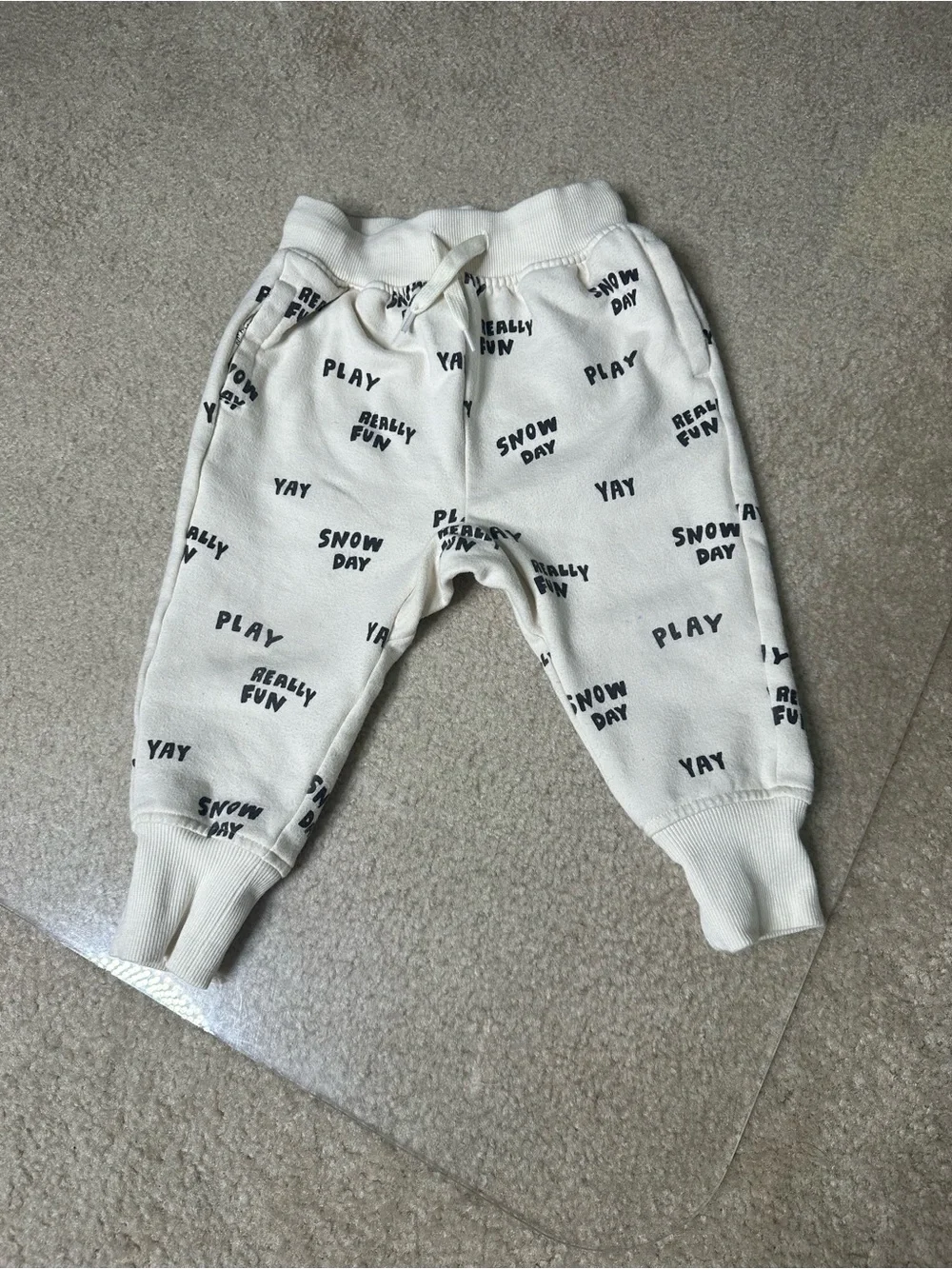 OTTER AVENUE SNOW DAY INFANT TODDLER JOGGERS 18 MOS